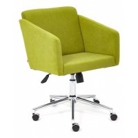 Кресло компьютерное Milan Tetchair 13949 (DK) Milan хром флок, олива 23