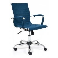 Кресло компьютерное Urban-Low Tetchair 14448 (DK) Urban-low флок, синий 32
