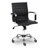Кресло компьютерное Urban-Low Tetchair 14460 (DK) Urban-low кож/зам, черный 36-6