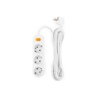 Сетевой фильтр Power Cube 3р с/з выкл., 2200 Вт, 10 А, 5 м 3*0,75 PC-2-5M