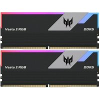 Модуль памяти DDR5 32GB (2*16GB) Acer Predator Vesta II RGB PC5-54400 6800MHz CL34 1.4V black BL.9BWWR.370