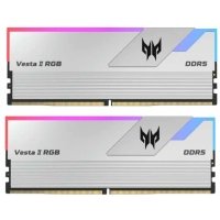 Модуль памяти DDR5 32GB (2*16GB) Acer Predator Vesta II RGB PC5-48000 6000MHz CL30 1.35V silver BL.9BWWR.366