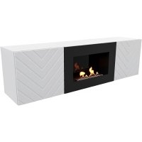 Напольный биокамин Firelight BFP/P-1400V белая