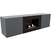 Напольный биокамин Firelight BFP/P-1400L графит