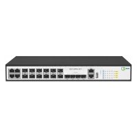 Коммутатор управляемый SNR уровня 3, 8 портов 100/1000BaseX SFP, 4 Combo порта GE, 4 порта 1/10G SFP+, функция заряда АКБ 12В SNR-S2995G-12FX-UPS