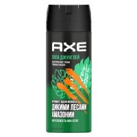 Дезодорант-аэрозоль Axe С защитой от запаха пота до 48 часов и топовым ароматом вдохновленным дикими лесами амазонии, 150 мл Сила джунглей