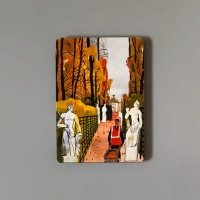 Магнит "Летний сад" 50х70 мм 