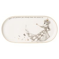 блюдо LEFARD Wonderland Королева кот 30,5см овальное фарфор