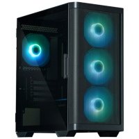Корпус mATX Zalman черный, без БП, боковая панель из закаленного стекла, 2*USB 3.0, USB 2.0, audio M4 Black