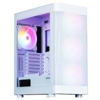 Корпус ATX Zalman белый, без БП, боковая панель из закаленного стекла, 2*USB 3.0, USB 2.0, audio i4 TG White
