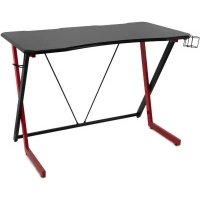 Стол игровой Oklick столешница МДФ, каркас красный, 110х60см (1892188) 521G