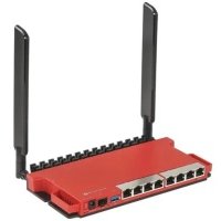 Роутер Mikrotik 1xSFP port (2.5G supported); 8xGigabit LAN ports (Ether8 has Passive PoE out); 1xSerial console port (RJ45); 1xUSB3. L009UiGS-2HaxD-IN