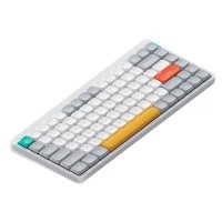 Клавиатура беспроводная механическая Nuphy AIR75 V2, low profile gateron 2.0, Moss Switch, Bluetooth, RGB подсветка, 4000мАч, Белый AIR75v2-IW-25 