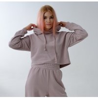 Укороченный худи - Туман M(44) 