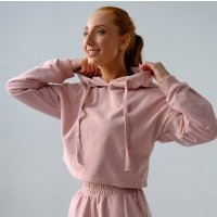Укороченный худи - Пудра L(46) 