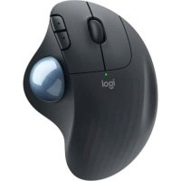 Трекбол Logitech 910-005875 графитовый оптическая (2000dpi) беспроводная BT/Radio USB2.0 (4but) Ergo M575