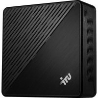 Неттоп iRu N200, 8GB, 256GB SSD, UHD graphics, GbitEth, WiFi, BT, 65W, DOS, черный 11N2MS