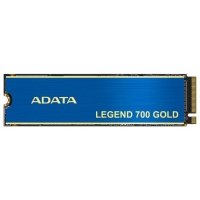 Накопитель SSD M.2 2280 ADATA LEGEND 700 GOLD 512GB PCIe Gen3 x4 NVMe 2000/1600MB/s IOPS 60K/240K MTBF 1.5M 160 TBW SLEG-700G-512GCS-SH7