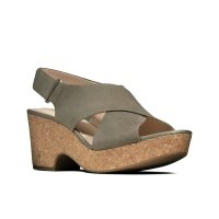 Женские босоножки Clarks, серые Maritsa Lara 26147930