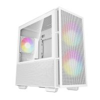 Корпус mATX Deepcool белый, без БП, с окном из закаленного стекла, USB Type-C, USB 3.0, audio CH360 WH