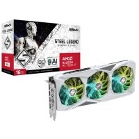 Видеокарта PCI-E ASRock 16GB GDDR6 128bit 6nm 2029/18000MHz HDMI/3*DP RTL Radeon RX 7600 XT Steel Legend OC (RX7600XT SL 16GO)