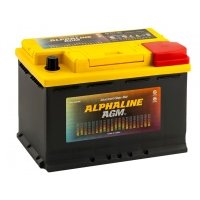 Автомобильный аккумулятор Alphaline AGM 70 Ач обратная полярность L3