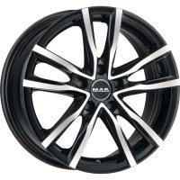 Колесный диск MAK MILANO 8x17/5x114.3 D76 ET50 Black_mirror