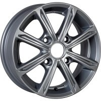 Колесный диск КиК Флэш 5x14/4x98 D58.5 ET35 Dark_platinum