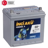 Автомобильный аккумулятор Inci Aku Formul A 68 Ач обратная полярность D23L 