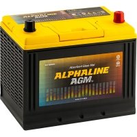 Автомобильный аккумулятор Alphaline AGM 75 Ач обратная полярность D26L 