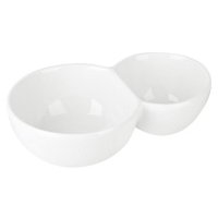 Менажница Nouvelle Home 2-х секционная Naturel, 20х12,5х6 см 