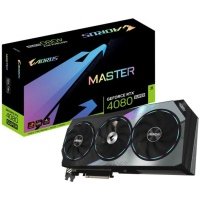 Видеокарта PCI-E GIGABYTE 16GB GDDR6X 256bit 5nm 2295/23000MHz HDMI/3*DP GeForce RTX 4080 SUPER AORUS MASTER (GV-N408SAORUS M-16GD)