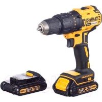 Дрель-шуруповерт ударная DeWalt 340Вт аккум. патрон:быстрозажимной DCD778S2T-QW
