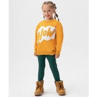 Леггинсы однотонные зеленые Button Blue (110) 