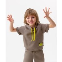 Толстовка с коротким рукавом Button Blue (134) 