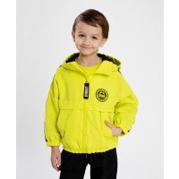 Ветровка с капюшоном для мальчика салатовая Button Blue (98) 