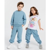 Джоггеры базовые голубые детские Button Blue (104) 