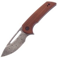 Складной нож Civivi Odium, сталь Damascus, рукоять G10, коричневый 