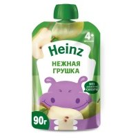 Пюре Heinz Нежная грушка с 4 мес., 90 г 