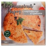 Пирог Осетинский с картофелем и грибами, 500 г 