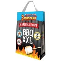 Зефир Зефирюшки BBQ XXL, ванильный, маршмеллоу, 200 г 
