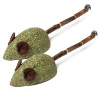 Triol игрушка Natural Мышки для кошек из мататаби (4 см.) 