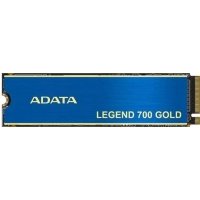 Накопитель SSD M.2 2280 ADATA LEGEND 700 GOLD 1TB NVMe 1.4 PCIe 3.0 x4 2000/1600MB/s IOPS 130K/280K TBW 320 DWPD 0.3 with Heat Sink SLEG-700G-1TCS-SH7