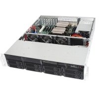 Корпус серверный 2U Ablecom A0-CSR2537B100T1 (ATX, 8*3.5” SAS/SATA HS, 2*3.5” SAS/SATA, 7*LP/FL expansion slot, COM, 2*USB 2.0, 800W) CS-R25-37P