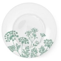 Тарелка суповая Spring прозрачная, 21 см 