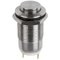 Кнопка Rexant антивандальная Ø12 Фикс (2с) ON-OFF выпуклая (A12-B2) 06-0340-A
