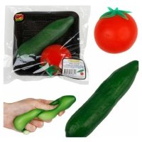 Игрушка-антистресс 1TOY Крутой замес Супермаркет Огурец и помидор Т24594