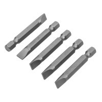 Бита ИНТЕРСКОЛ плоская SL6,5х1,2, длина 50 мм, хвостовик 1/4", 5 шт., 2042405000650