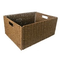 Корзина для хранения 45x33x21 см бумага коричневый 