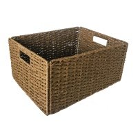 Корзина для хранения 38x28x18 см бумага коричневый 